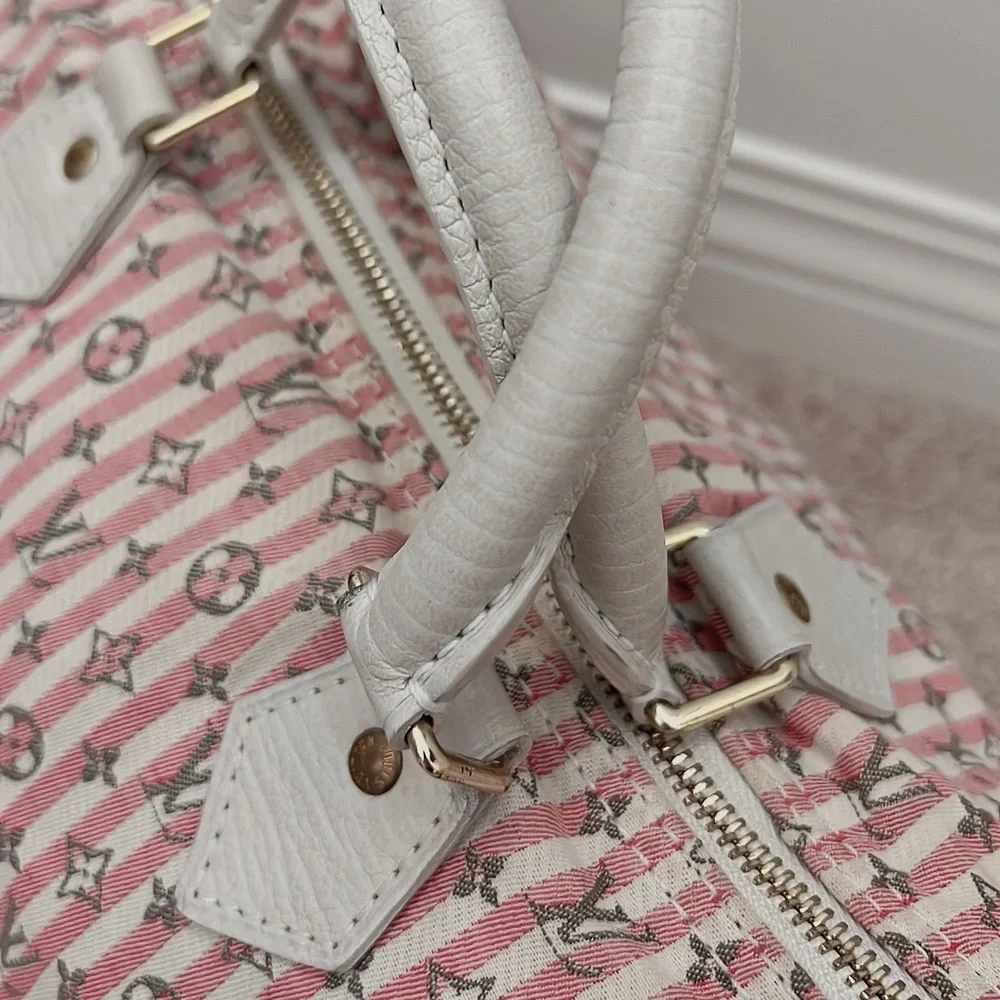 Louis Vuitton Monogram Mini Lin Speedy 30 - Picture 5 of 15